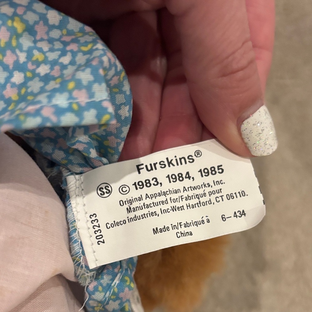 Vintage Persimmon furskins stuffed plush teddy bear collectable - Picture 5 of 6